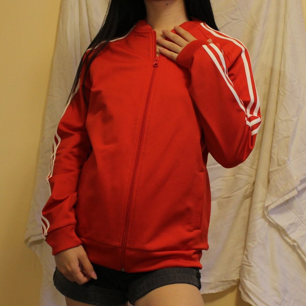 Adidas Red Track Jacket